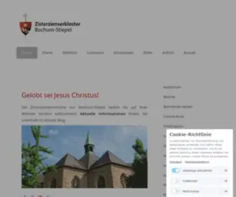 Kloster-Stiepel.org(Das Zisterzienserkloster Bochum) Screenshot