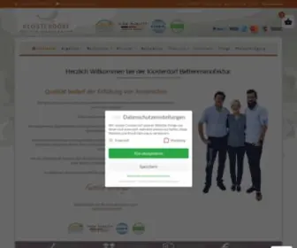 Klosterdorf-Betten.de(Klosterdorf Bettenmanufaktur) Screenshot