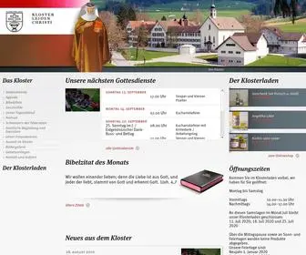 Klosterleidenchristi.ch(Ein Kapuzinerinnenkloster mit langer Tradition) Screenshot