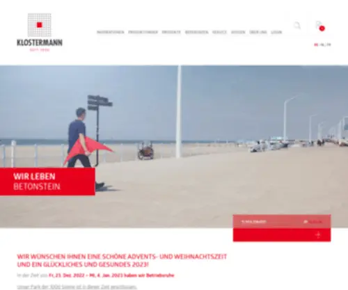 Klostermann-Beton.com(Ein Herz für Stein) Screenshot