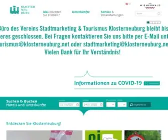 Klosterneuburg.net(Willkommen in Klosterneuburg) Screenshot