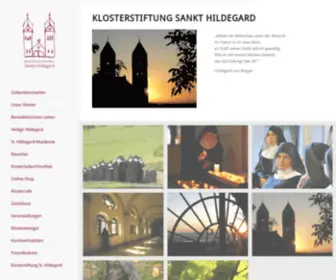 Klosterstiftung-ST-Hildegard.de(BENEDIKTINERINNENABTEI ST) Screenshot