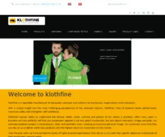 Klothfine.com(Workwear) Screenshot