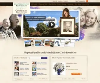 Klotzbachfuneralhomes.com(Campbell-Ennis-Klotzbach Funeral Home) Screenshot