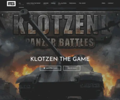 Klotzenthegame.com(Turn-based operational strategy game set during WW2) Screenshot