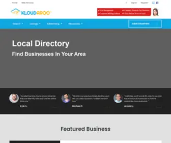 Kloudaroo.com(Local Business Directory) Screenshot
