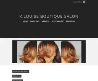 Klouisesalon.com(K.LOUISE BOUTIQUE SALON) Screenshot