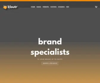 Kloutr.com(Brand Specialists) Screenshot