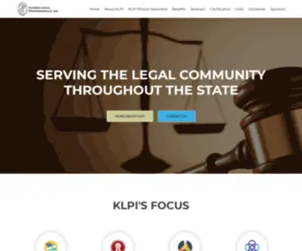 Klpi.org(Serving The Legal Community Throughout The State) Screenshot