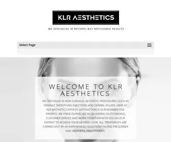 Klraesthetics.co.uk(KLR Aesthetics) Screenshot