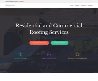 KLrroofing.com(KLR Roofing Corp) Screenshot