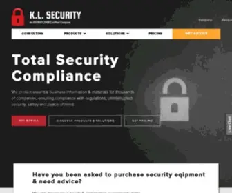 Klsecurity.com(Modular Vaults & Safes Solutions for GSA Approved Containers & DEA Approved Dispensary Medical Cannabis & Marijuana) Screenshot