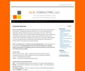 KLSlconsulting.com(Matching opportunities with talent) Screenshot