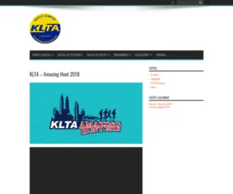 Klta.org.my(Kuala Lumpur Tourism Association) Screenshot