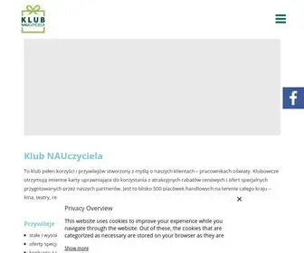 Klub-NAU.pl(Nauczycielska Agencja Ubezpieczeniowa SA) Screenshot