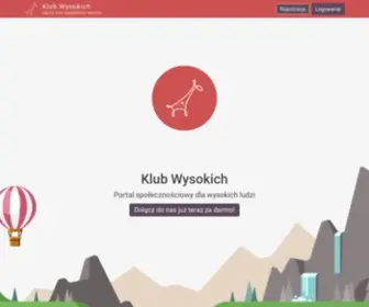 Klub-Wysokich.pl(Klub Wysokich) Screenshot