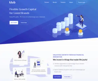 Klub.asia(Revenue based financing) Screenshot
