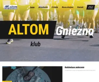 Klubaltom.pl(Strona klubu Altom Gniezno) Screenshot