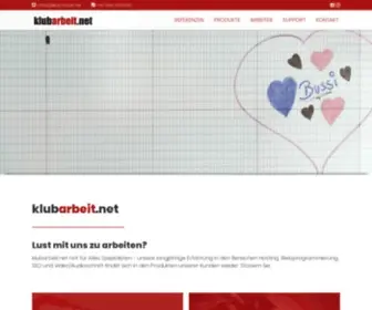 Klubarbeit.net(Webseiten) Screenshot
