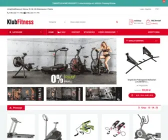 Klubfitness.pl(Sprzedaż sprzętu sportowego) Screenshot