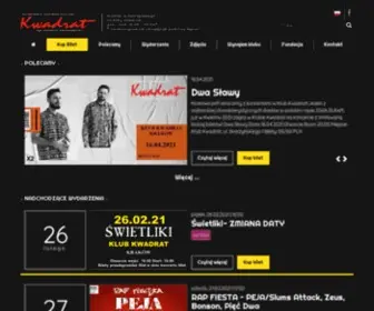 Klubkwadrat.pl(Studenckie Centrum Kultury "Kwadrat") Screenshot