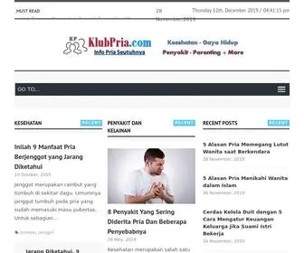 Klubpria.com(Karena Pria Juga Harus Dimengerti) Screenshot