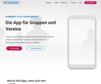 Klubraum.com(The App for Clubs und Groups) Screenshot