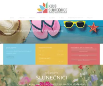 Klubslunecnice.cz(Rodinné a volnočasové centrum) Screenshot