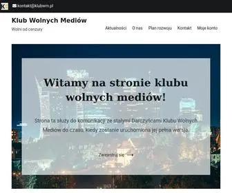 Klubwm.pl(Klub Wolnych Mediów) Screenshot