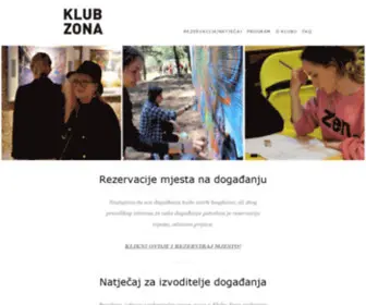 Klubzona.net(Početna) Screenshot
