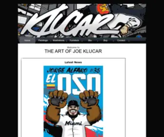 Klucar.com(The Art of Joe Klucar) Screenshot