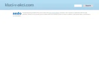 Kluci-V-Akci.com(Kluci v akci) Screenshot