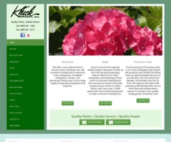 Klucknursery.com(Kluck) Screenshot