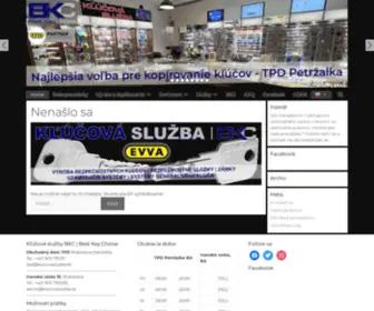 Klucovasluzba.sk(Kľúčová služba BKC) Screenshot