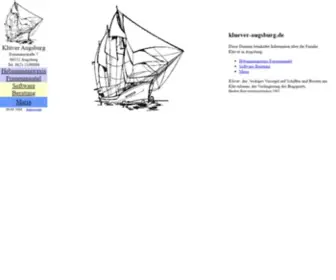 Kluever-Augsburg.de(Übersicht) Screenshot