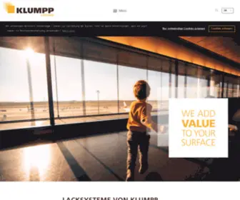 Klumpp-Coatings.de(KLUMPP Coatings) Screenshot