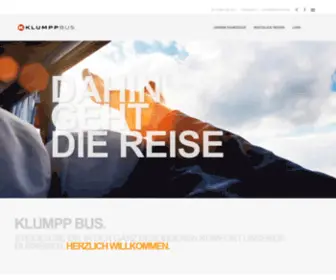 Klumpp-Reisen.de(Klumpp Bus) Screenshot