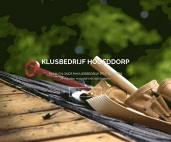 KlusbedrijFhoofddorp.nl(Klusbedrijf in Hoofddorp) Screenshot