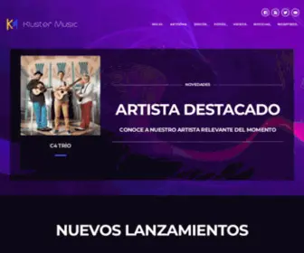 Klustermusic.com(Plataforma de descubrimiento musical Venezolana) Screenshot