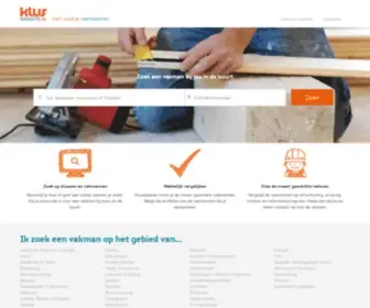 Kluswebsite.nl(Vind een vakman voor iedere klus) Screenshot