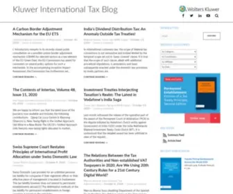 Kluwertaxblog.com(Kluwer International Tax Blog) Screenshot