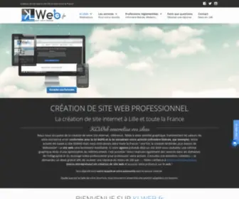Klweb.fr(Créer un site web de qualité Autoentrepreneur PACA) Screenshot
