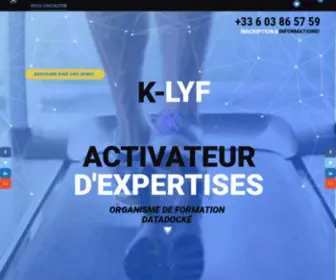 KLYF.fr(Organisme de formation en Kinésithérapie Professionnelle) Screenshot