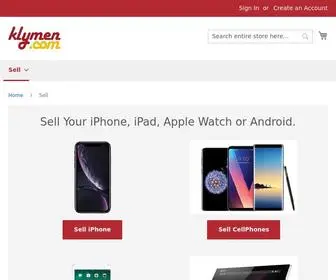 KLymen.com(Sell your iPhone) Screenshot