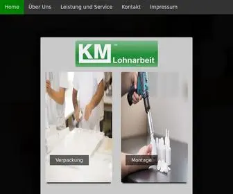 KM-Lohnarbeit.de(KM Lohnarbeit) Screenshot