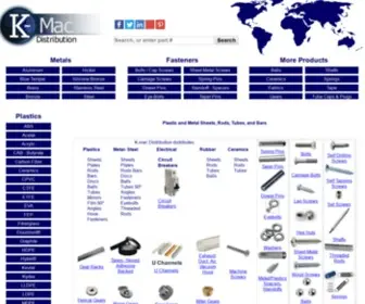 Kmac-Distribution.com(Metal and Plastic Plates) Screenshot