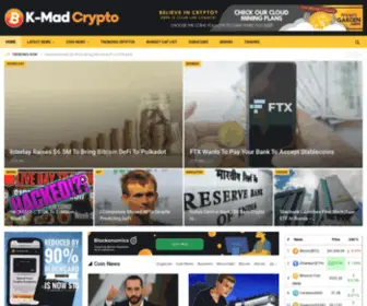 Kmadcrypto.com(K-Mad Crypto) Screenshot