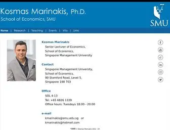 Kmarinakis.org(Kosmas Marinakis) Screenshot