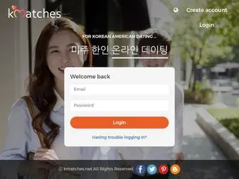 Kmatches.net(For Korean American Dating) Screenshot