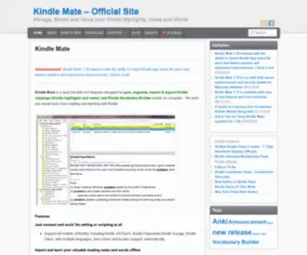 Kmate.me(Manage, Export and Value your Kindle Highlights, Notes and Words) Screenshot